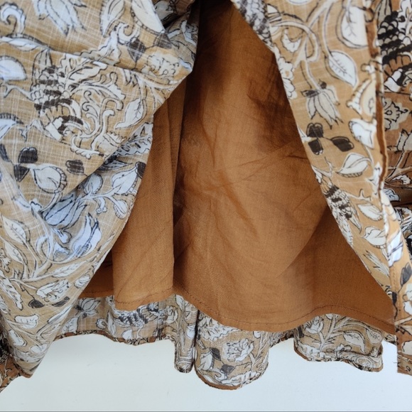 Anthropologie Dress Let Me Be Jemma Tan Size 8 Boho - Picture 11 of 16